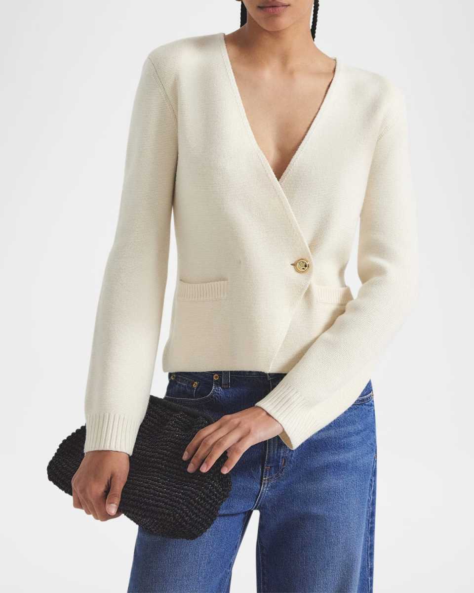 Minta Wool-Cotton Cardigan